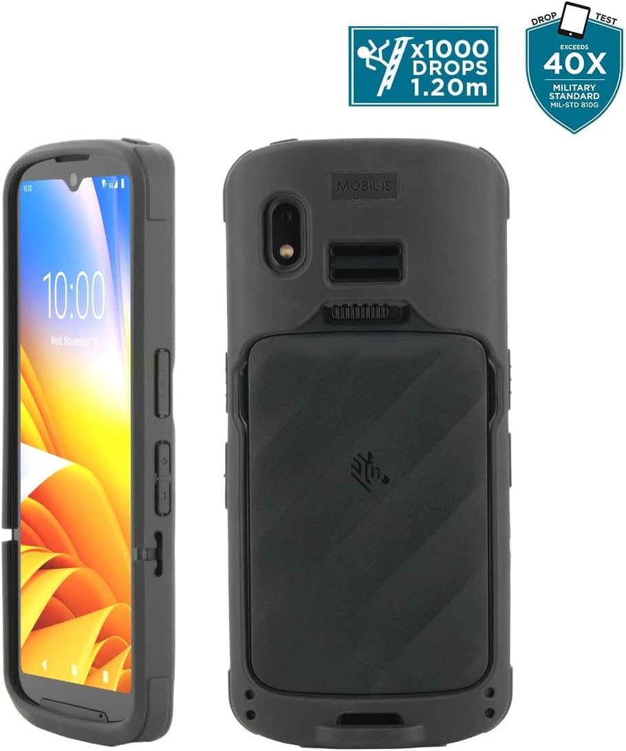 Mobilis Schutzhülle für Zebra TC15 - TN28, Robuste Hülle für Zebra TC15 - TN28 Touchscreen-Computer,