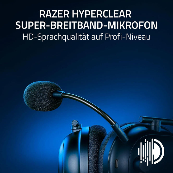 Razer Blackshark V2 Pro (Playstation) - Kabelloses Konsolen E-Sport Headset für PS5 (Triforce 50mm T