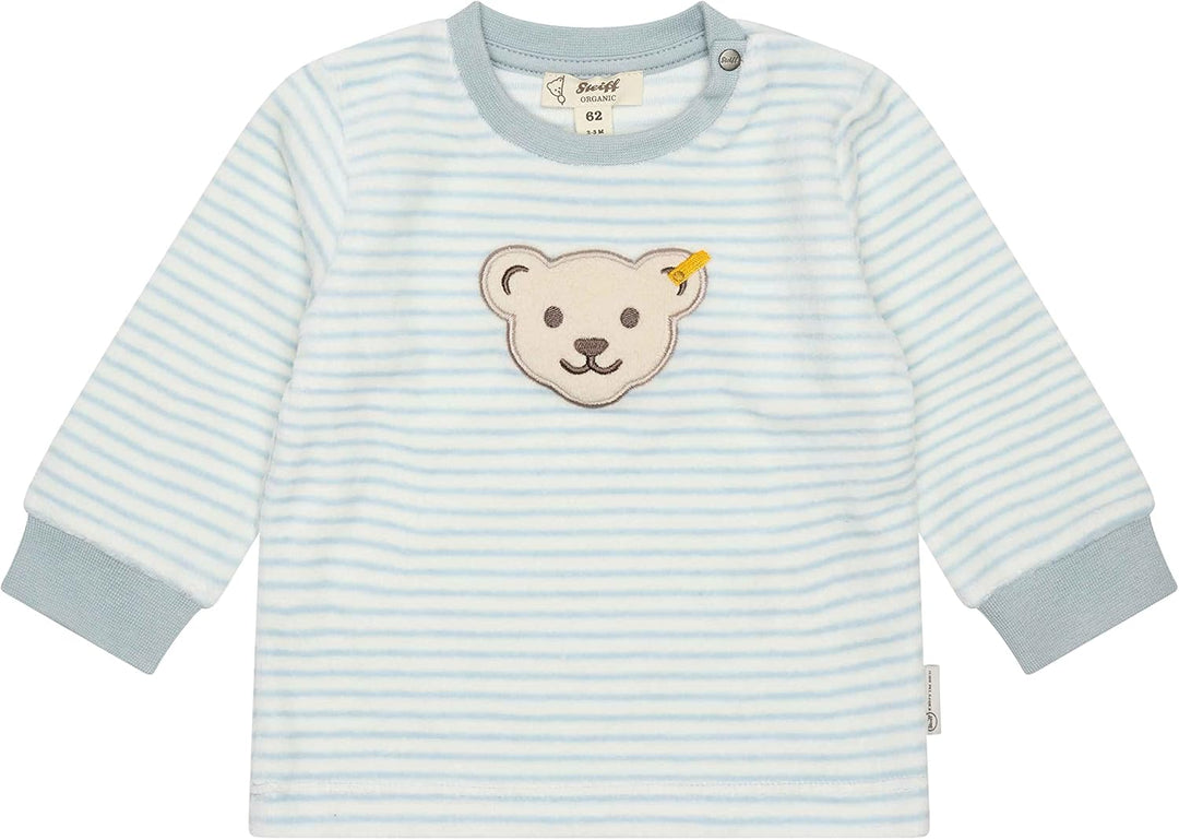 Steiff Unisex Baby Set Hose + Sweatshirt 56 Celestial Blue, 56 Celestial Blue