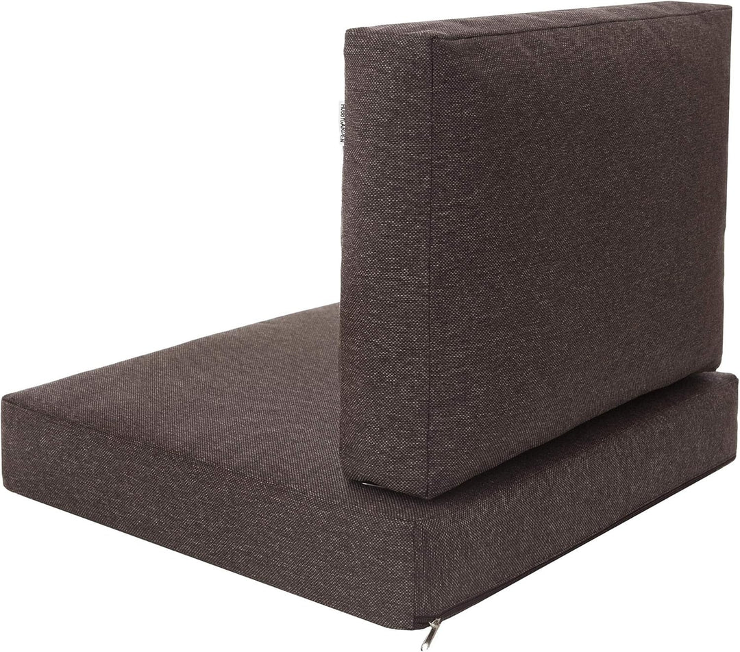 Kissen Set für Rattan / Korbsessel, Rückenlehne Sitz, Sitzkissen Outdoor Sitzpolster Gartenstuhl , S