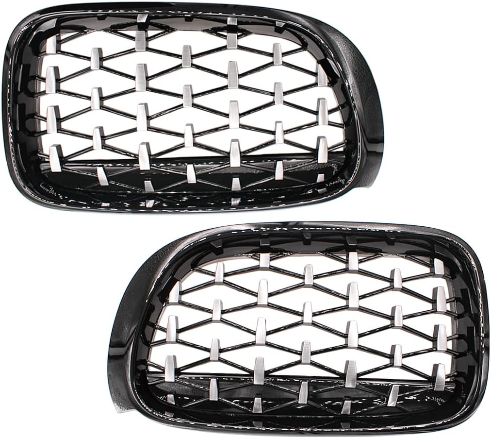 HZYCKJ Front Kühlergrille für BMW F26 X4 F25 LCI X3 Facelift 2014-2018 Diamond Nierengrill Grills Au