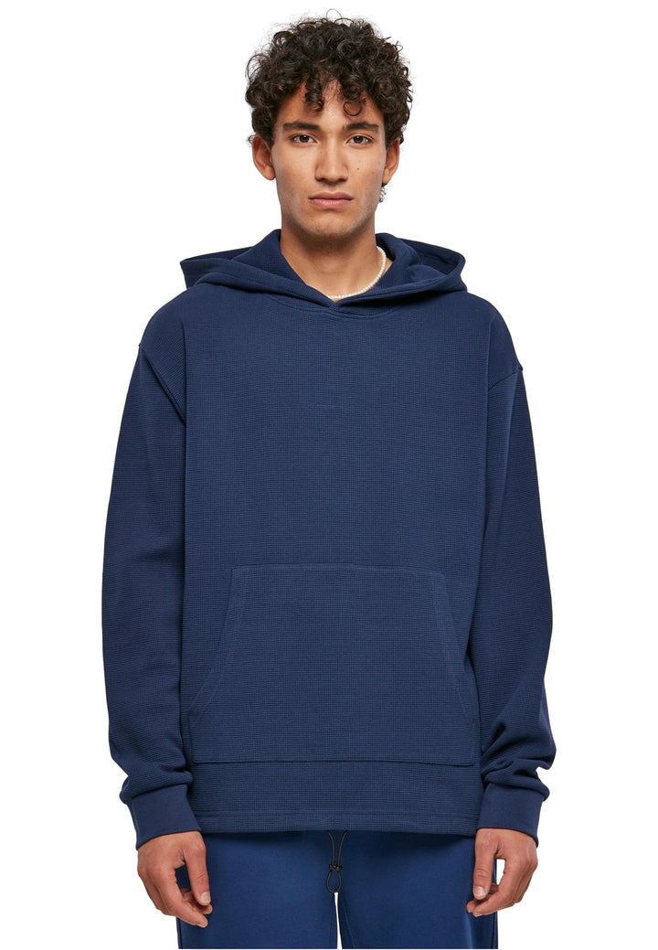 Urban Classics Herren Kapuzenpullover Oversized Waffle Hoody, überschnittenen Schultern, erhältlich