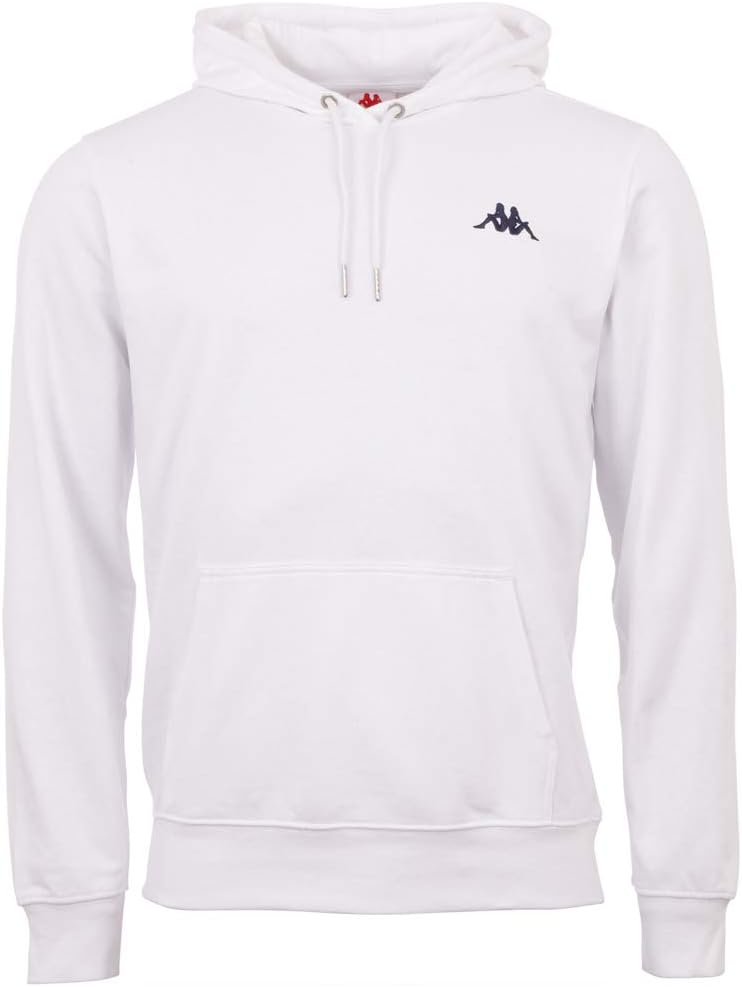 Kappa Herren Sweatshirt S Bright White, S Bright White