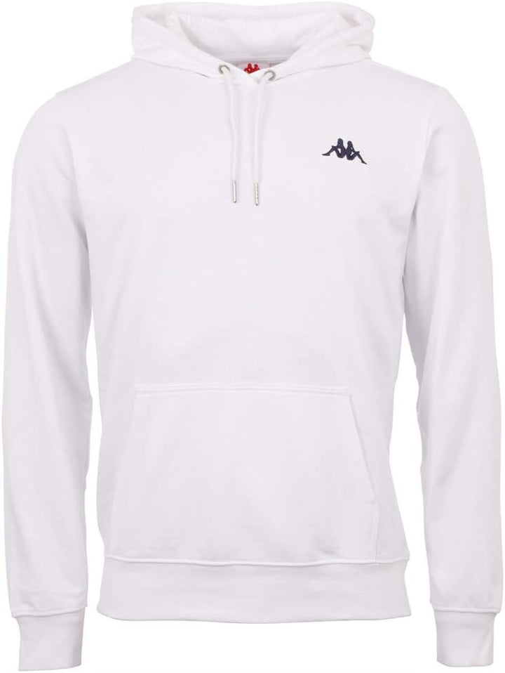 Kappa Herren Sweatshirt S Bright White, S Bright White