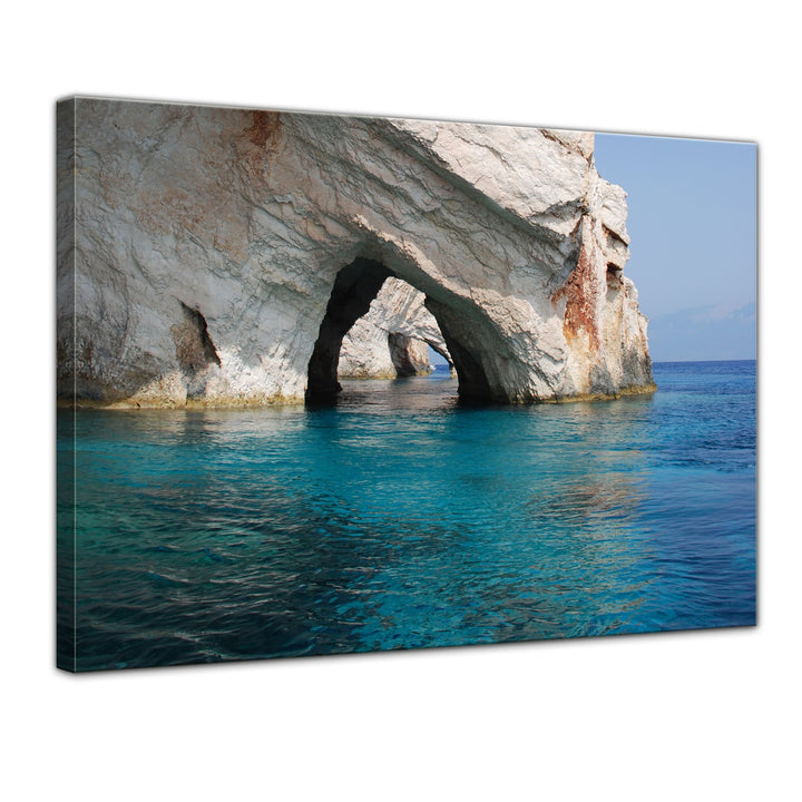 Bilderdepot24 Bild auf Leinwand | Zakynthos - Griechenland in 70x50 cm als Wandbild | Wand-deko Deko
