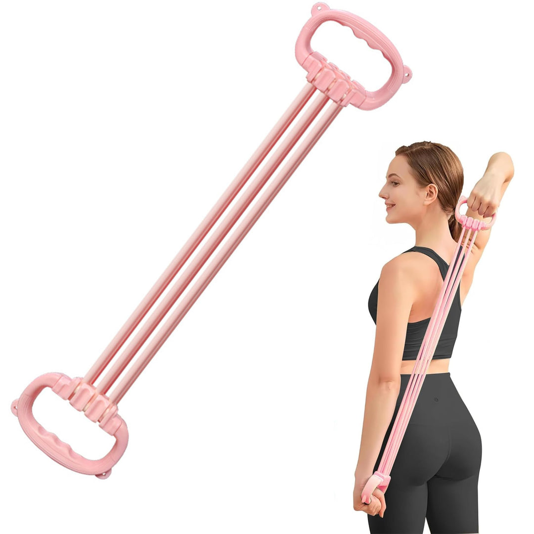 DHER Widerstandsband Mit Bequemer Verstellbarer Expander Fitnessband 6 Stufen Yoga Pilates Widerstan