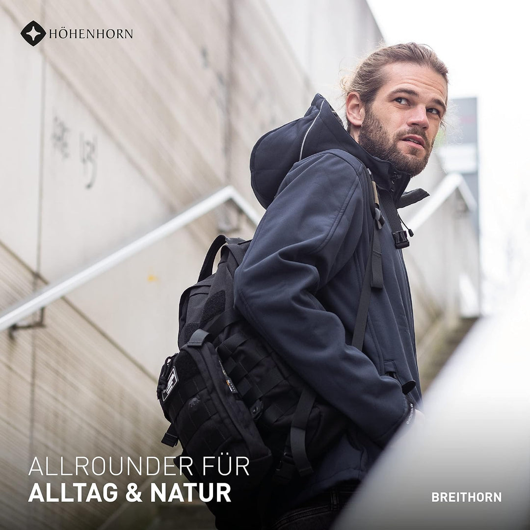Höhenhorn Altus Herren Softshell Jacke Outdoor Funktionsjacke Freizeitjacke Wasserdicht Atmungsaktiv