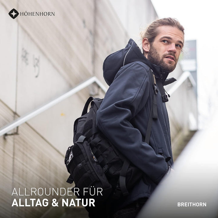 Höhenhorn Altus Herren Softshell Jacke Outdoor Funktionsjacke Freizeitjacke Wasserdicht Atmungsaktiv