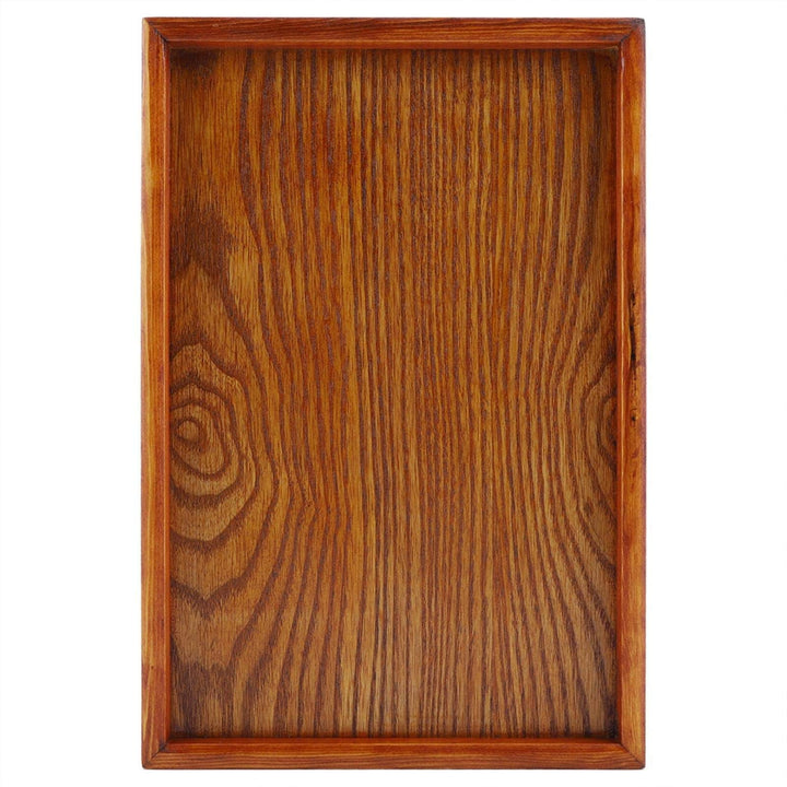 Tyenaza Holz Servierplatte Tablett Platte, Holzsteakplatten, solide natürliche rechteckige kleine Ho
