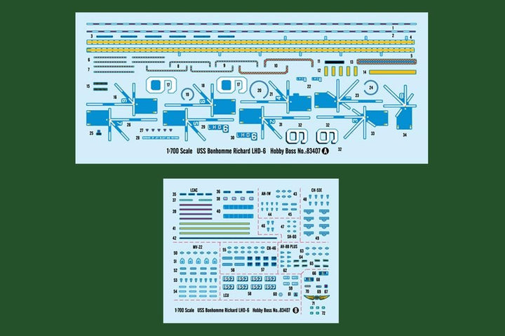Hobby Boss 83407 Modellbausatz USS Bonhomme Richard LHD-6