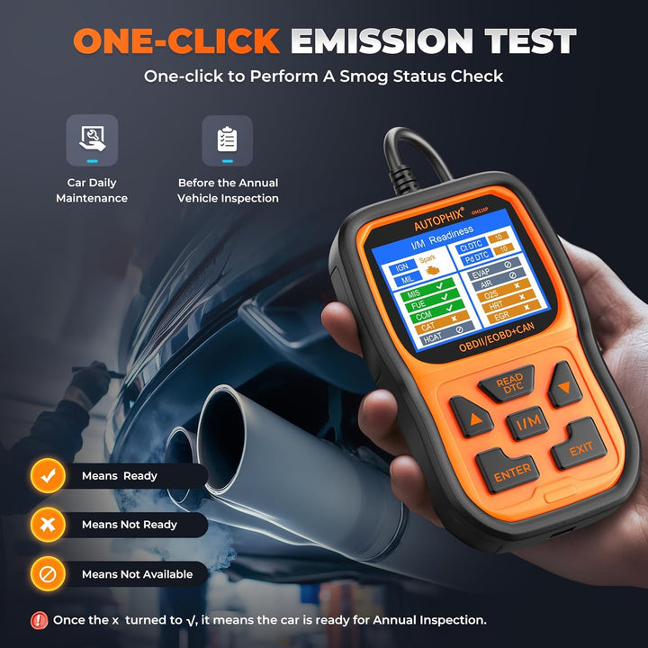 AUTOPHIX OM126P OBD2 Diagnosegerät Universal KFZ-Fehlercode-Lesegerät kfz diagnosegerät für alle Fah