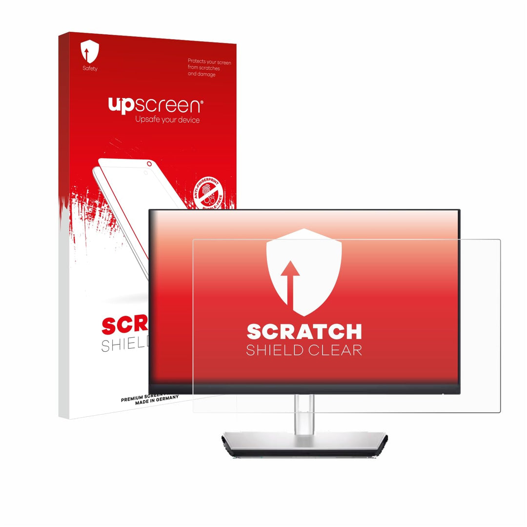 upscreen Schutzfolie für Dell P2424HT – Kristall-klar, Kratzschutz, Anti-Fingerprint