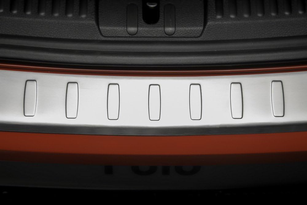 Edelstahl Heckstossstangenschutz Seat Alhambra II / kompatibel mit Volkswagen Sharan II 2010- &