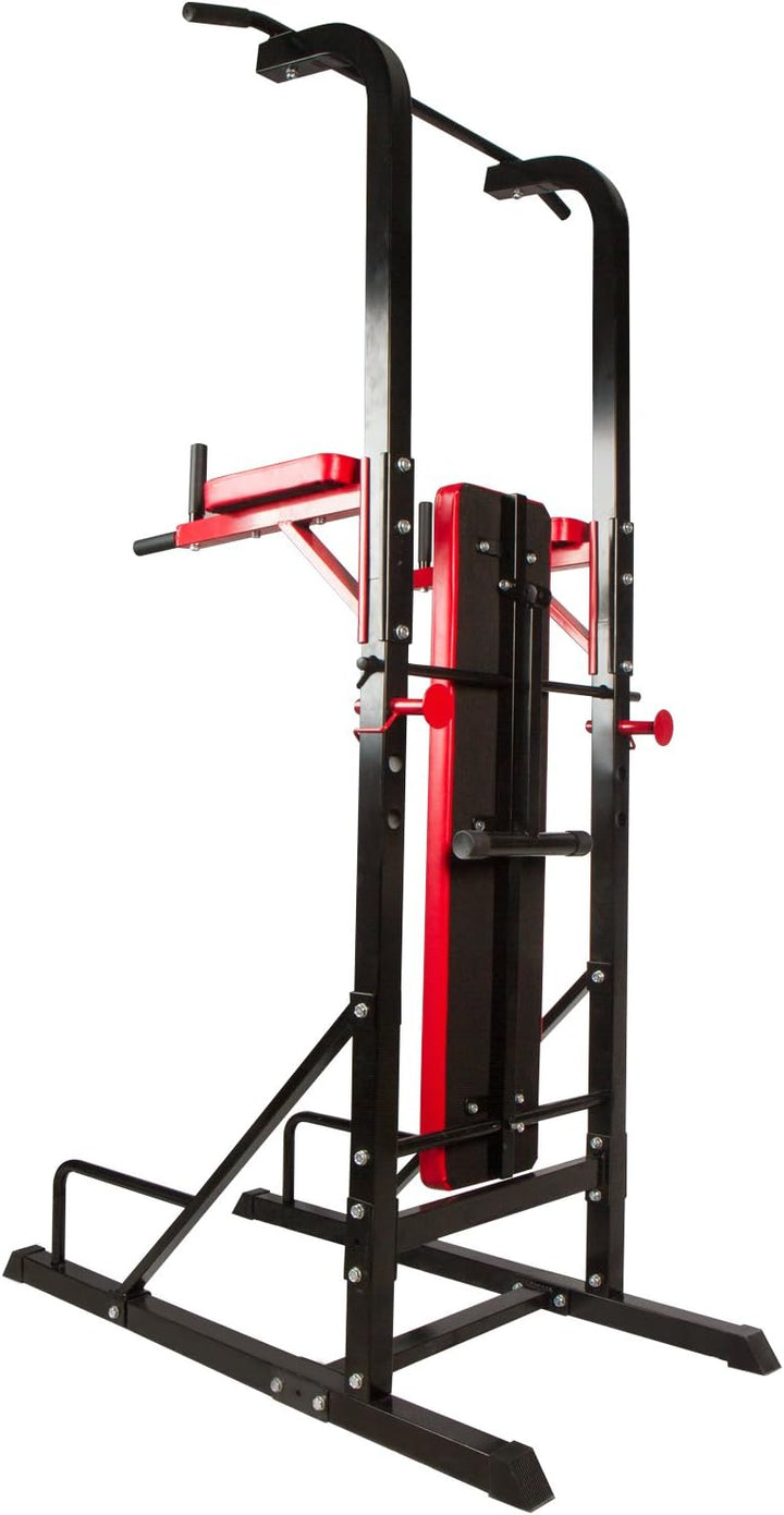 CCLIFE Power Tower Dip Station Klimmzugstange für Krafttrainingsgeräte für das