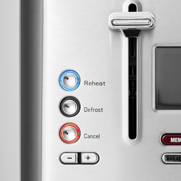 Solis Flex Toaster (Typ 8004) – Premium Edelstahl Toaster mit 7 Programmen, breiten Schlitzen, LCD-D