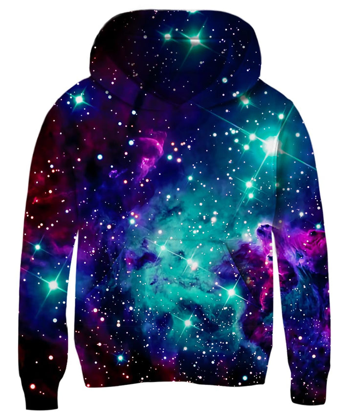 Fanient Pullover Jungen Mädchen 3D Print Fleece Hoodie Kinder Hooded Sweatshirt with Kangaroo Pocket