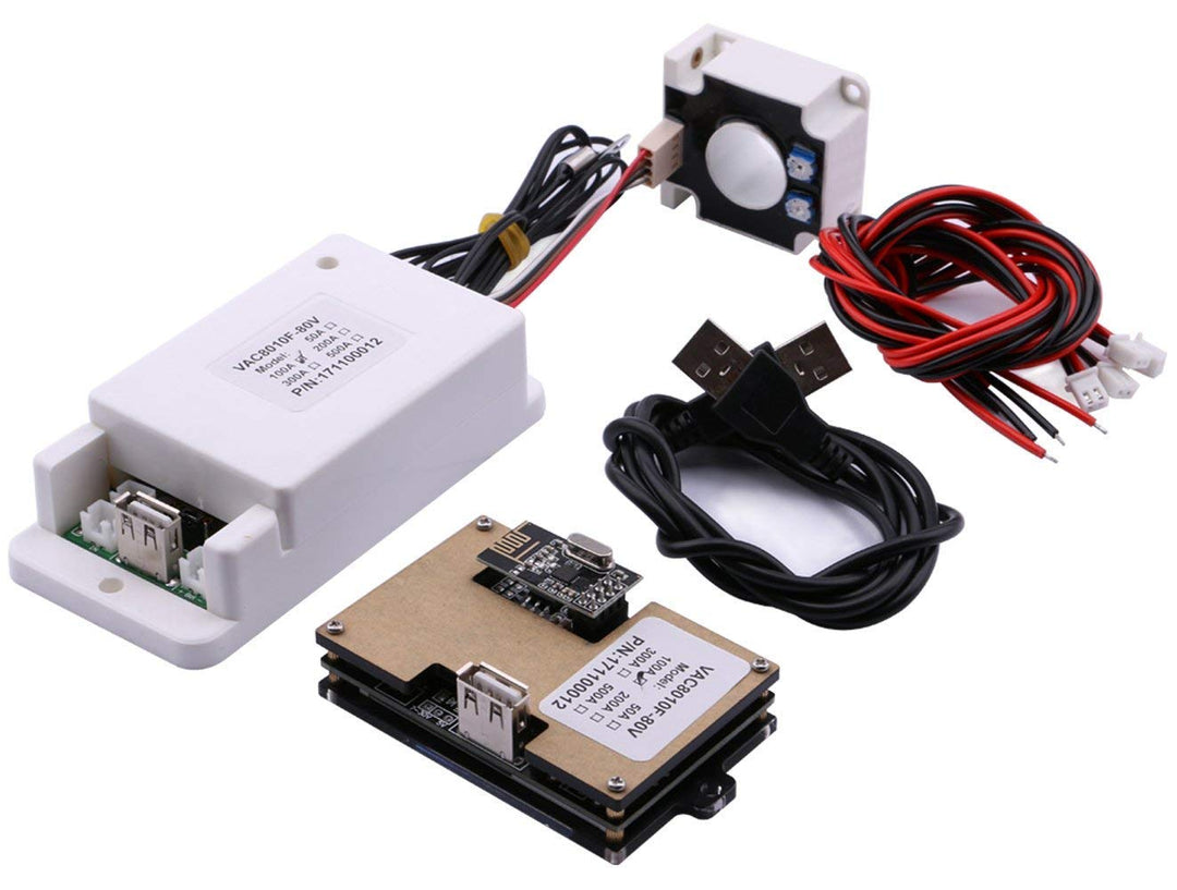 DollaTek 2,4" LCD-Spannung Ampere Leistung Watt Coulomb Kapazität Zeitzähler Temperaturprüfer Detekt