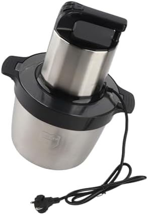 Elektrischer Fleischzerkleinerer, 6 L, 2000 W, Edelstahl-Küchenmaschine, Mixer C mit 2 Gängen für Ef