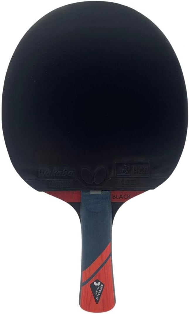 Butterfly® Dimitrij Ovtcharov Black Tischtennisschläger | Eva-Technologie | ITTF zertifizierter Waka
