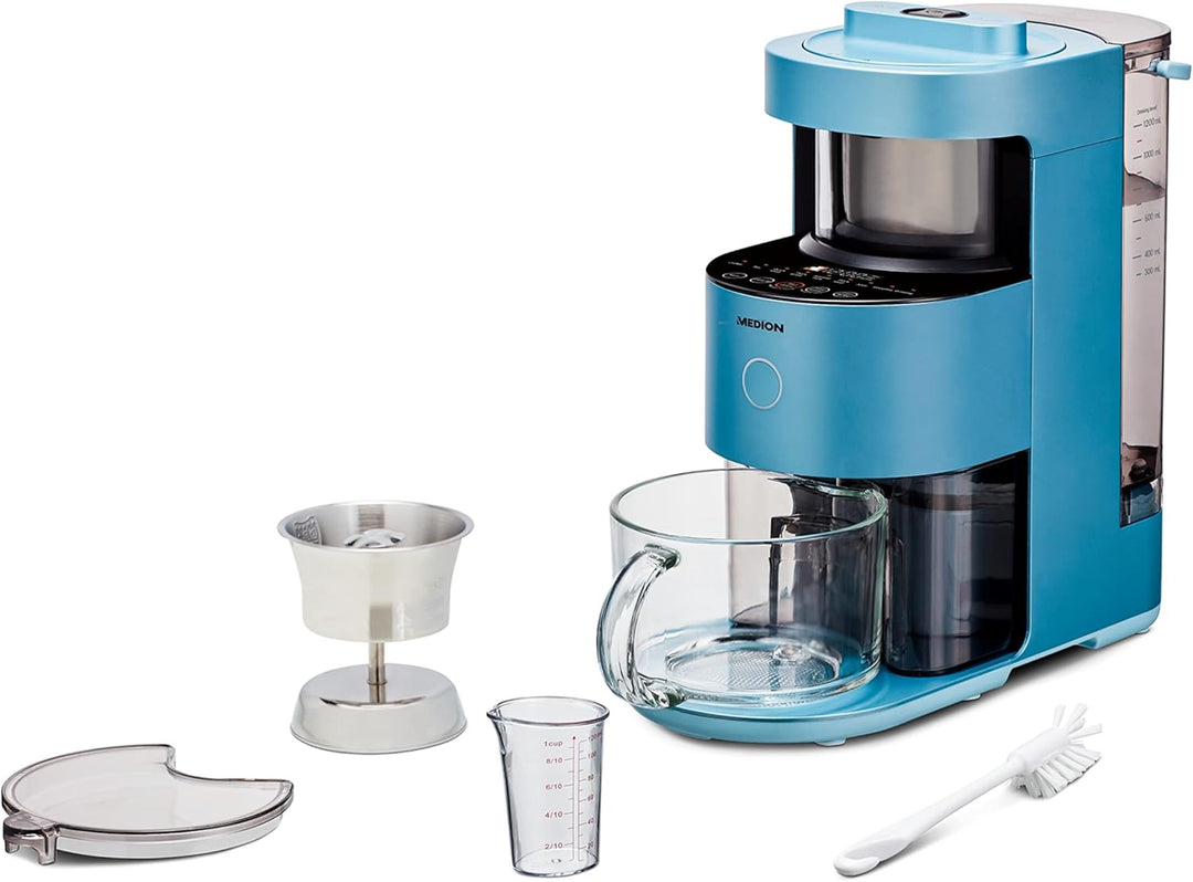 MEDION Suppenkocher mit Mixer (Suppenbereiter, Mixen und Kochen, perfekt für Suppen, Babynahrung, Sm