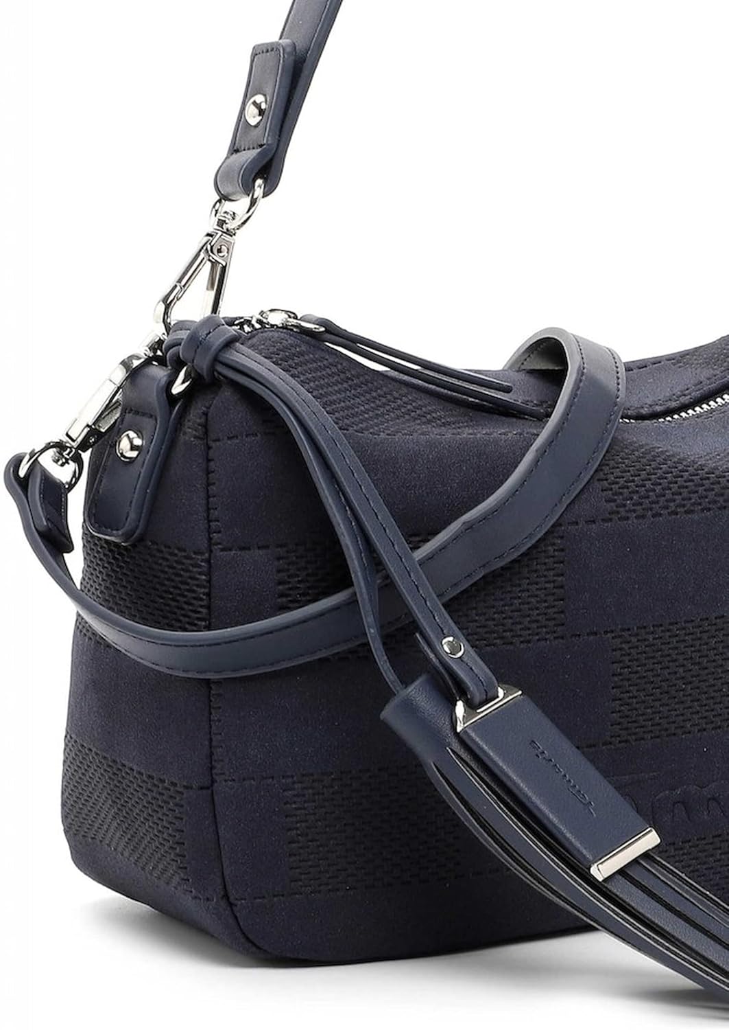 Tamaris Umhängetasche Letzia 32190 Damen Handtaschen Uni, Blau