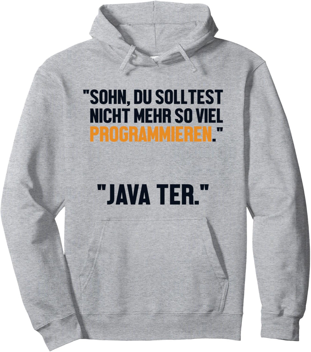 Sohn Programmieren Ja Vater Developer Coder Programmierer Pullover Hoodie
