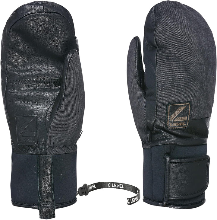 Level Herren Rover Mitt Handschuhe 9.5/XL Black-Grey, 9.5/XL Black-Grey