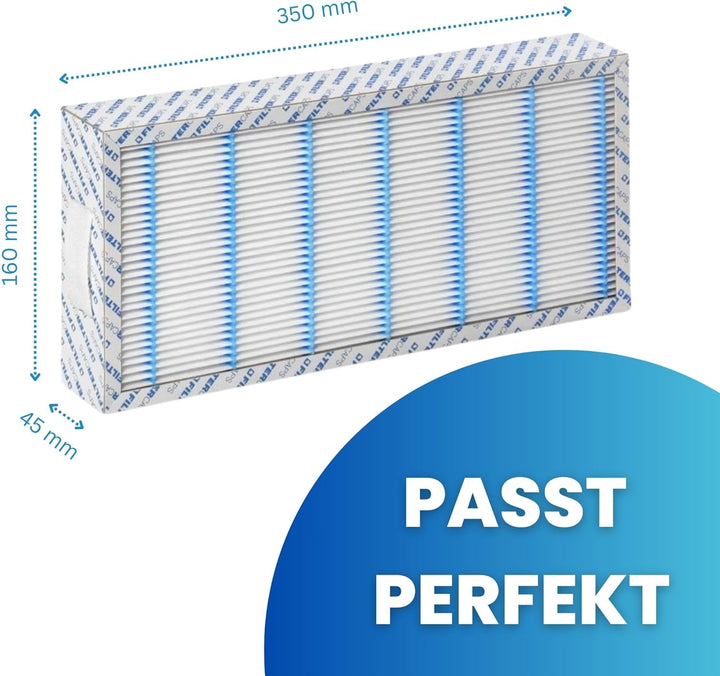 FILTERCAPS Filter für Pluggit Avent P300, Ersatzfilterset G4+F7 AKTIVKOHLE, Ersetzt APFG4F7-300, Luf