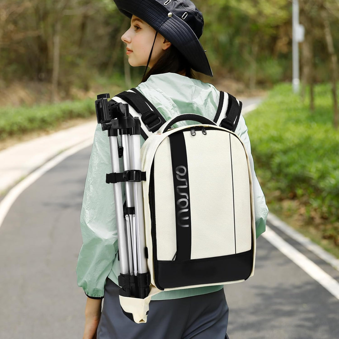 MOSISO Kamerarucksack,DSLR/SLR/Spiegellose Fotografie Kameratasche Puffer Gepolsterte Stossfeste Tas