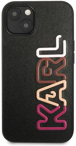 KARL LAGERFELD KLHCP13SPCOBK Hülle für iPhone 13 Mini 5,4" schwarz/Black hardcas