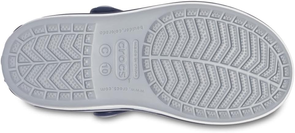 Baya Lined Fuzz-Strap Clog 19/20 EU Light Grey Navy, 19/20 EU Light Grey Navy