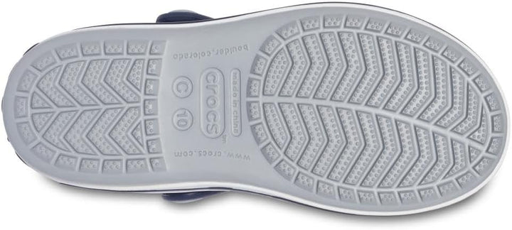 Baya Lined Fuzz-Strap Clog 19/20 EU Light Grey Navy, 19/20 EU Light Grey Navy