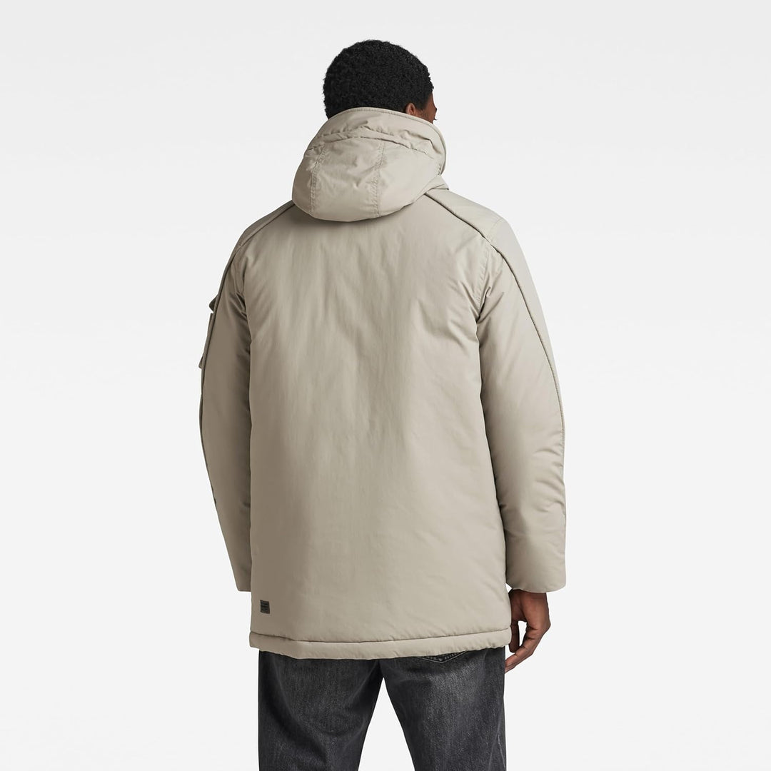 G-STAR Herren Vodan Padded Hooded Jacket XS Grau (elephant skin D22713-D419-G106), XS Grau (elephant