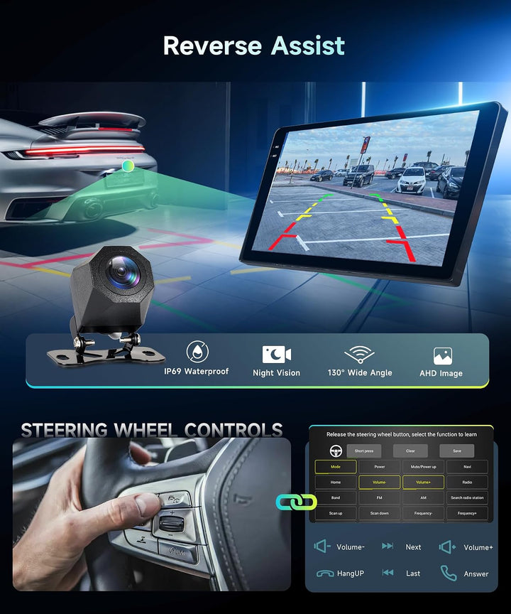 4G+128G Rimoody 9"Android Autoradio für SEAT Altea 2004-2015 Toledo 2004-2009 Wireless Carplay Radio