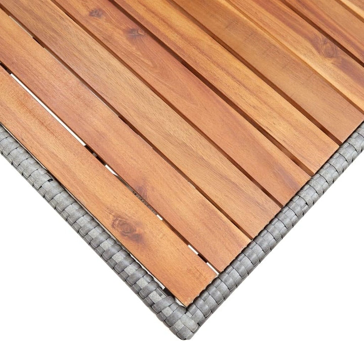 vidaXL Akazienholz Massiv Gartentisch Garten Esstisch Terrassentisch Tisch Balkontisch Gartenmöbel O