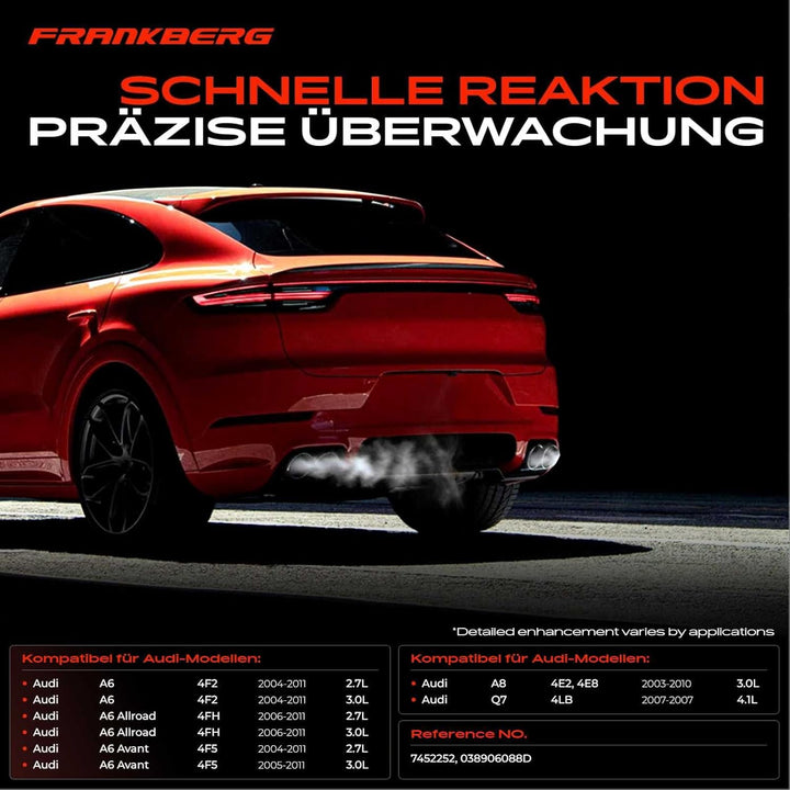 Abgastemperatursensor für A6 4F2 4F5 4FH C6 A8 4E_ Q7 4L 2.7L 3.0L 4.2L Diesel 2003-2011 038906088D