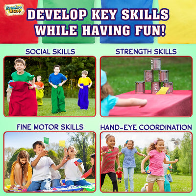 Outdoor Spiele für Kinder Set Wurfspiel Kinder Outdoorspiele Set Kindergeburtstag Garten Spielzeug K