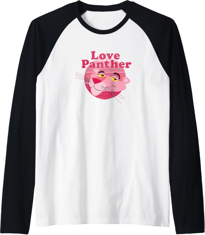 The Pink Panther Valentine's Day Love Panther Retro Raglan