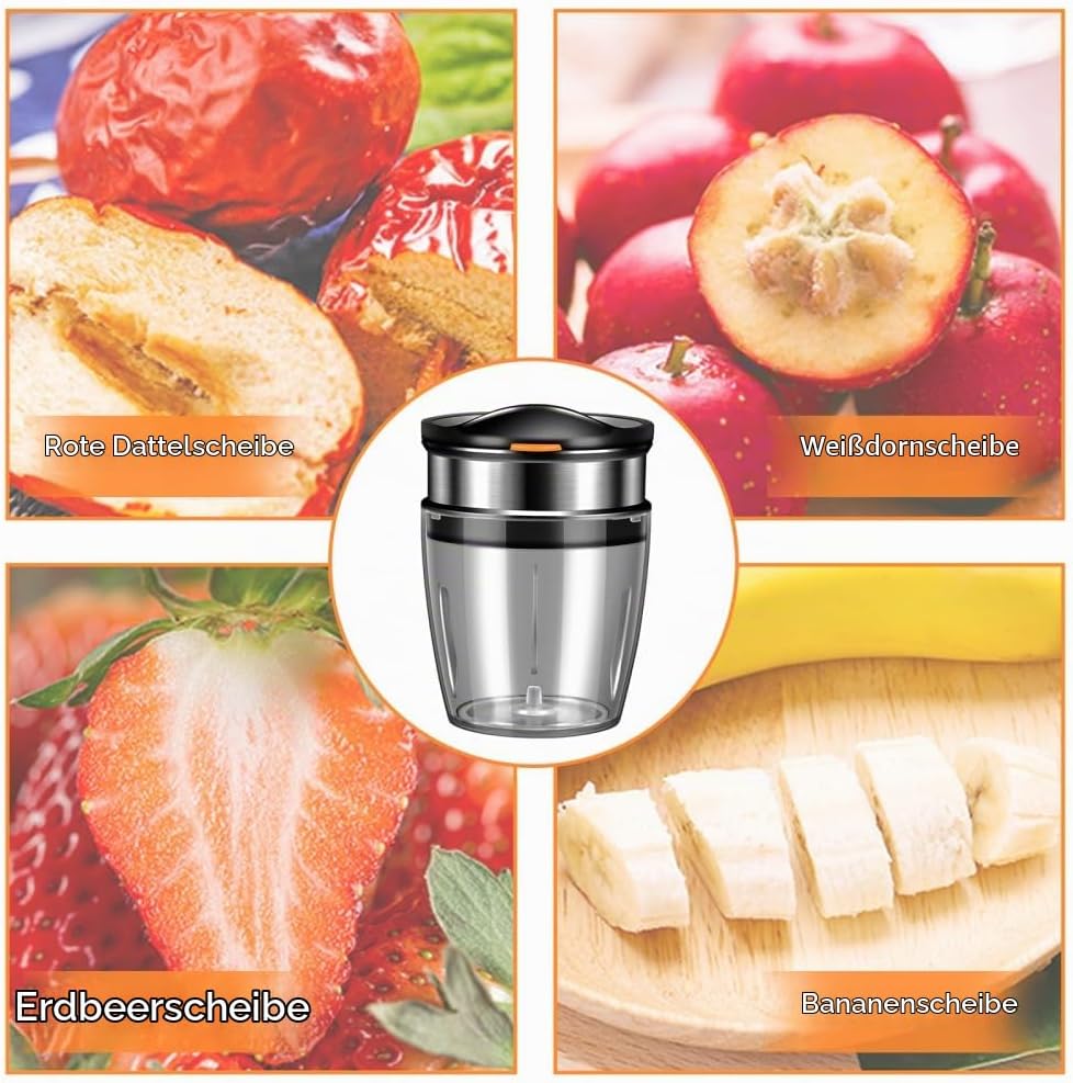 Obstschneider, Bananenschneider Obst Cutter, Eier-/Bananen-/Trauben-/Pilz-/Kiwi Zerkleinerer mit Ant