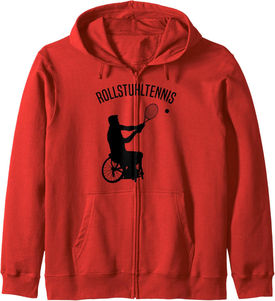 Rollstuhl Tennis Spieler Rollstuhltennis Sportler Kapuzenjacke