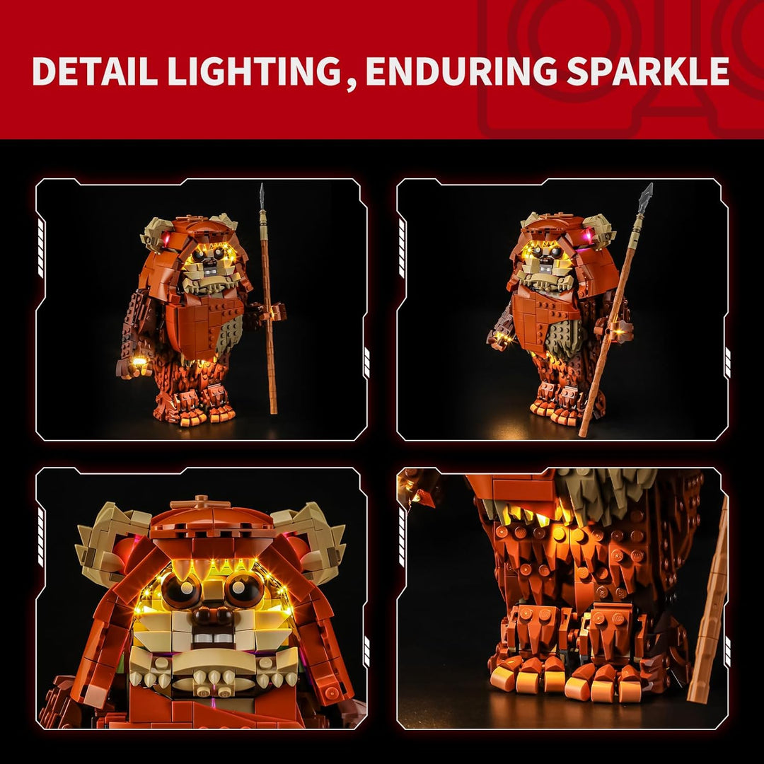 BRIKSMAX Licht für Lego Der Ewok Wicket 75430 - Compatible with Lego Star Wars Bausteinen Modell - O