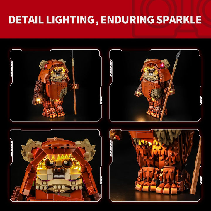 BRIKSMAX Licht für Lego Der Ewok Wicket 75430 - Compatible with Lego Star Wars Bausteinen Modell - O
