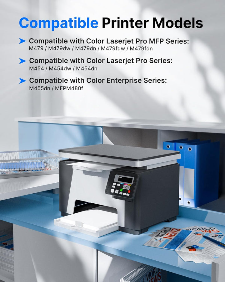 GPC IMAGE 415A Toner (Mit Chip) Kompatible für HP 415A Toner für HP 415X W2030A W2030X Color LaserJe