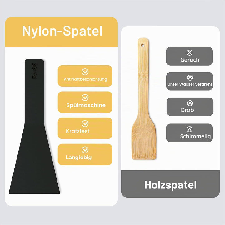 8er Set Raclette Pfännchen antihaftbeschichtet, Mini Grill Pfännchen Ersatz mit 8 Schaber und buntem