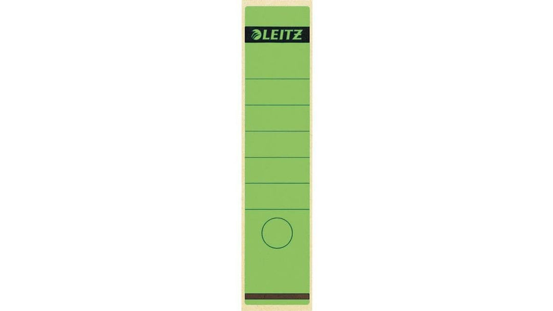 Leitz Rückenschild selbstklebend für Standard- und Hartpappe-Ordner, 100 Stück, 80 mm Rückenbreite,