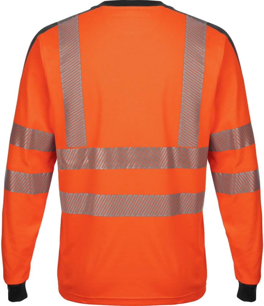 WÜRTH MODYF Warnschutz Langarmshirt Neon, Orange Anthrazit