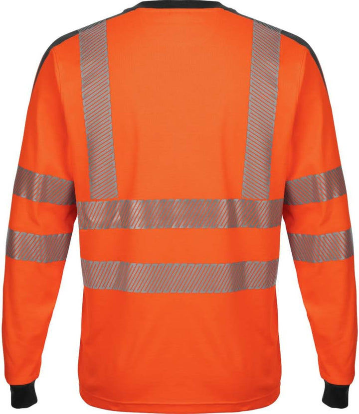WÜRTH MODYF Warnschutz Langarmshirt Neon, Orange Anthrazit