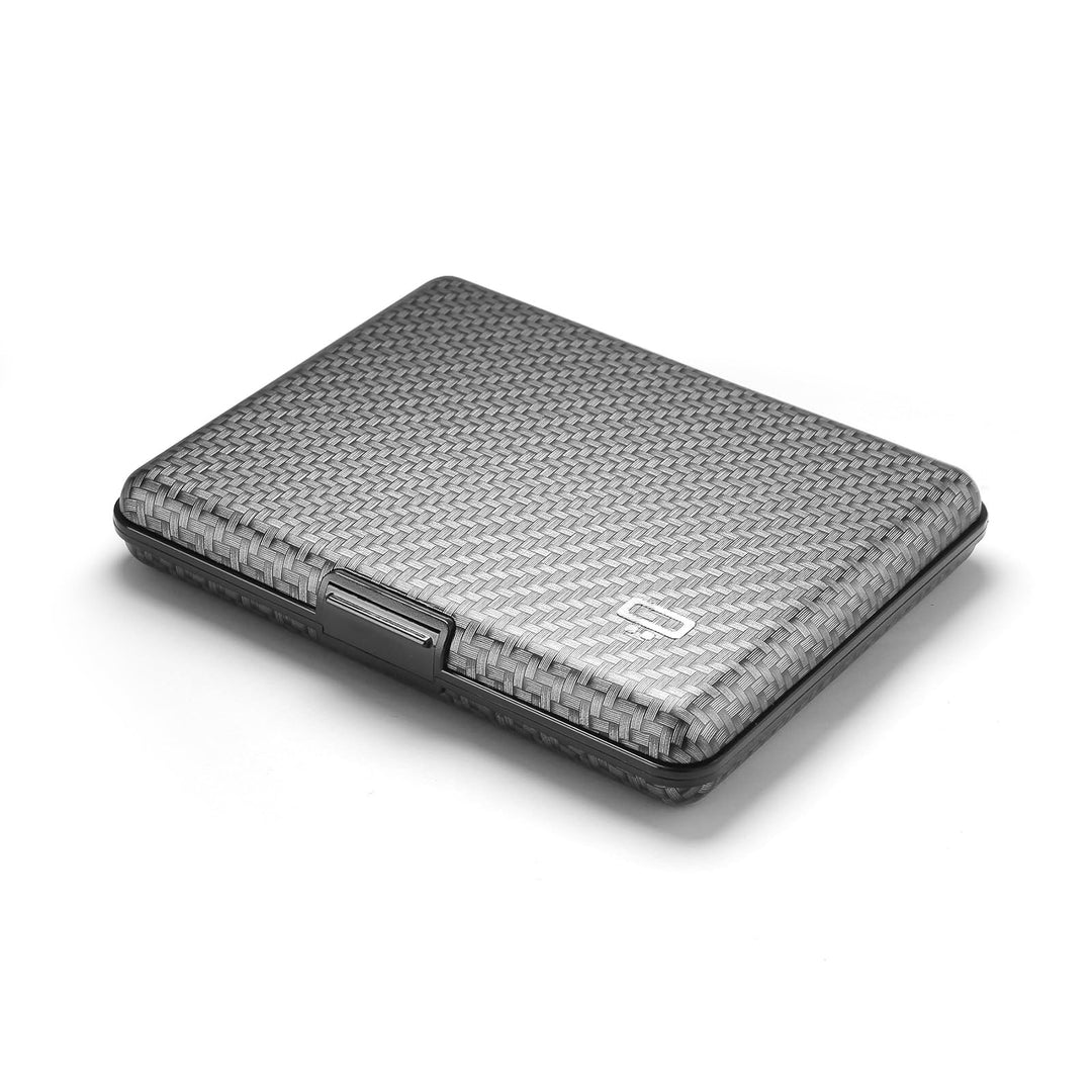 ÖGON Smart Wallets - Aluminium Geldbörse Big Stockholm - RFID Blockierung Kartenetui - Bis zu 10 Kar
