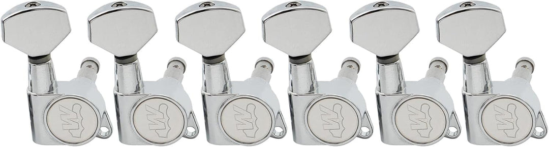 Wilkinson WJN07 6-in-Line EZ-Lok Gitarre Tuners Mechaniken 19:1 Ratio Machine Heads Tuning Pegs Stim