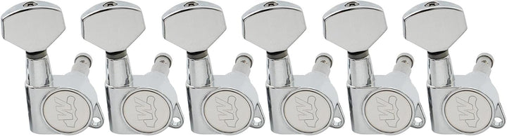 Wilkinson WJN07 6-in-Line EZ-Lok Gitarre Tuners Mechaniken 19:1 Ratio Machine Heads Tuning Pegs Stim